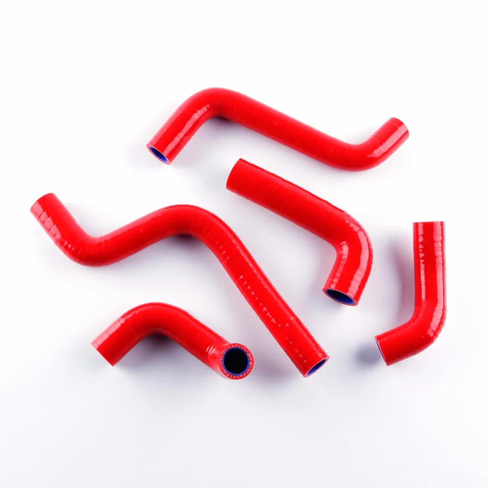 1988-1997 Kawasaki Ninja 600R ZX600C GPX600R Silicone Radiator Hose Kit Black