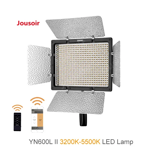 YONGNUO YN600L II 3200 K-5500 K YN600 600 видео Светодиодная панель 2 4G пульт дистанционного
