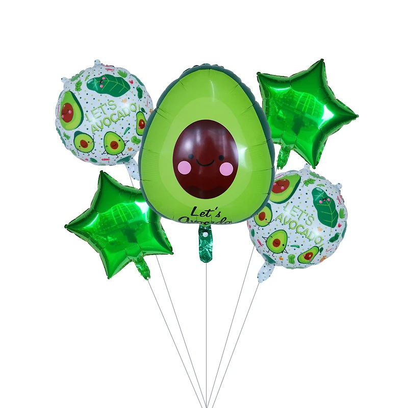 6 шт. вечерние воздушные шары 30 &quotс номером Globos Мексика авокадо фольга для дня
