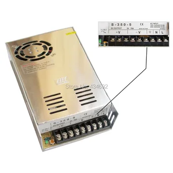 

Aluminum DC5V 70A 350W Regulated Switching Power Supply Adapter Use For CCTV Cameras Led Strips Home Appliances Free Shipping