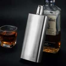 Flachmann 500ml whisky topf edelstahl 304 17 unzen metall alkohol container wein flasche männer geschenk