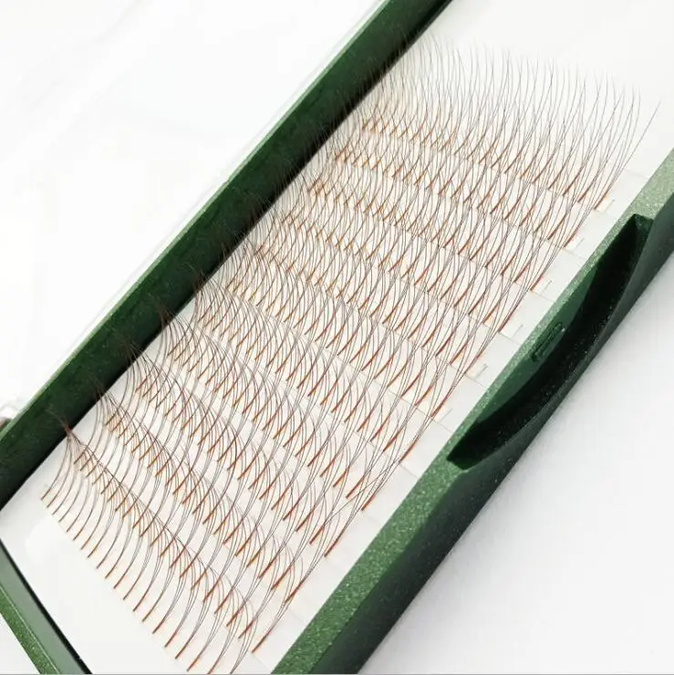 Новинка 0,07 мм 3D коричневый ручной работы наращивание ресниц индивидуальная искусственная норка для ресниц удлиняющие синтетические волосы мягкие Накладные ресницы