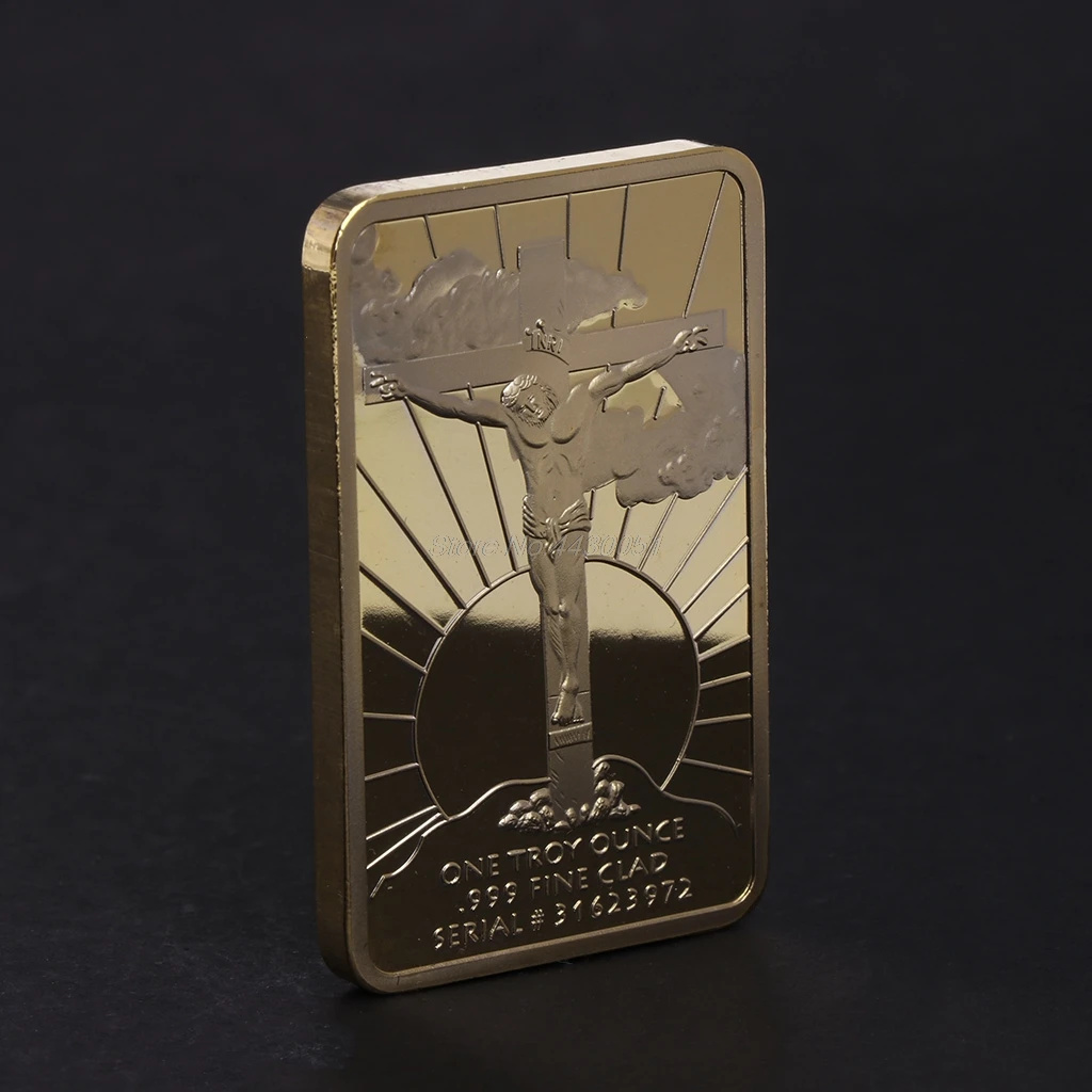 

Elegant Commemorative Coin Square Jesus Dinner Bitcoin Collection Art Alloy