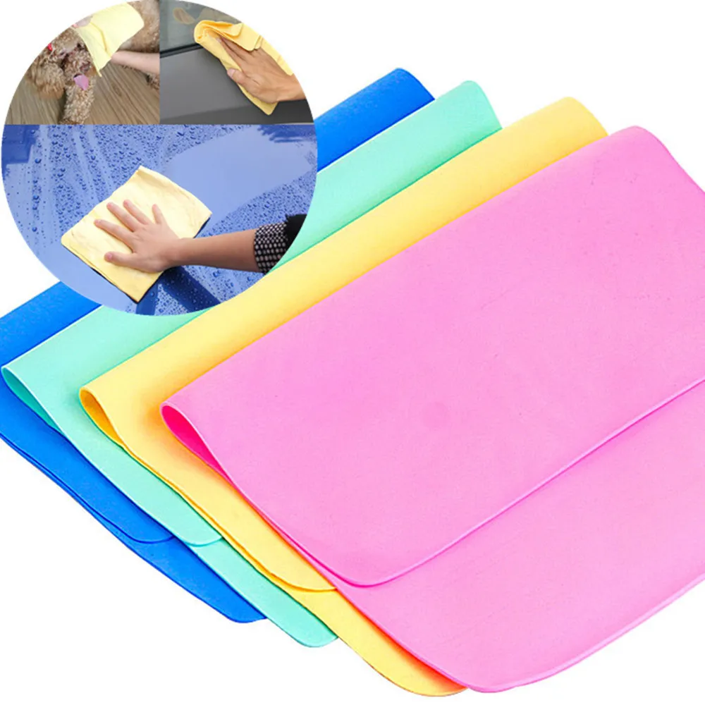 

Practical Multifunctional Deerskin Wipes Towel Leather Soft Wash Towel Eco-Friendly Polyester comfortable Towel #32605