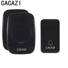 Автономный беспроводной дверной звонок, водонепроницаемый, умный, без батареи, 200 м, дистанционный, светодиодный, для домашнего звонка, 38 колец, 3 громкости, EU Plug deurbel