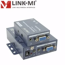 LINK-MI 100 m VGA Видео аудиоудлинитель поддерживает Windows Solaris и Linux VGA HD видео сигнала расширитель