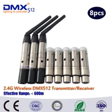 DHL огни диско XLR 2,4 г беспроводной DMX512 приемник/передатчик