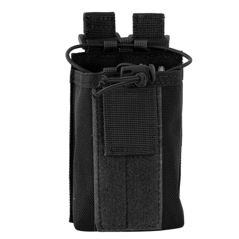 Тактический Molle Walkie-talkie Pouch Interphone Storage Bag Открытый Molle Radio Pouch для военного использования Walkie-Talkie Чехол-держатель