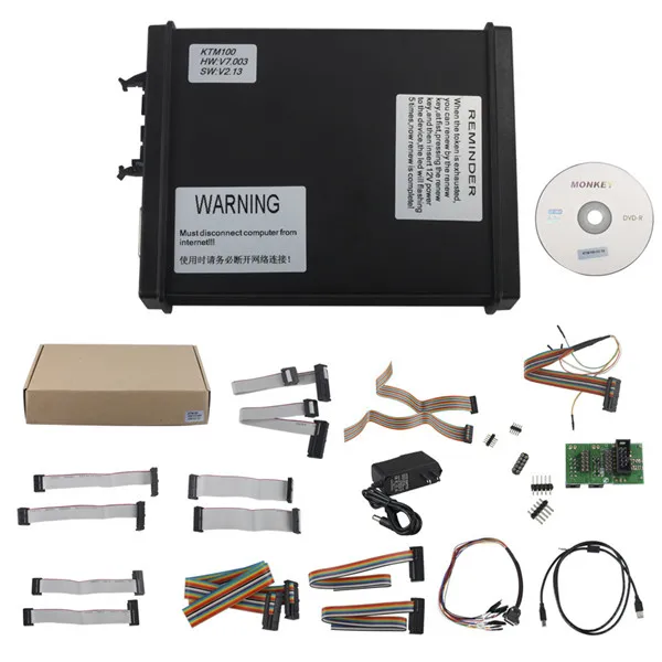 V2.13 FW V7.003 KTM100 KTAG ECU программирующий инструмент Master Version с неограниченным маркером |
