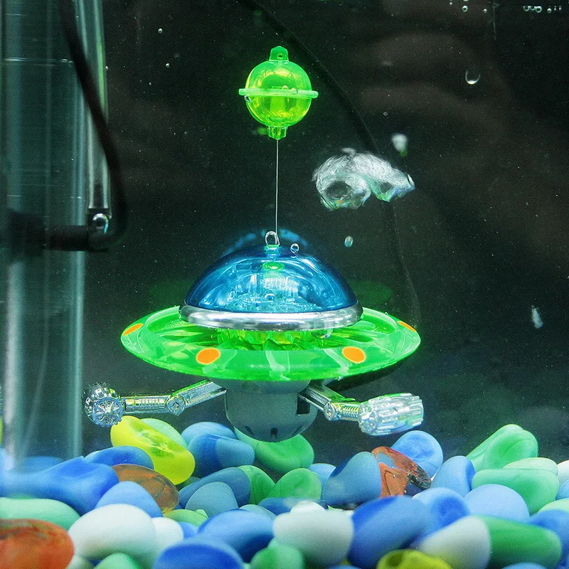 수족관 장식 UFO 액션 그림 물고기 탱크 장식 수족관 장식 풍경 장식aquarium decorationfish tank