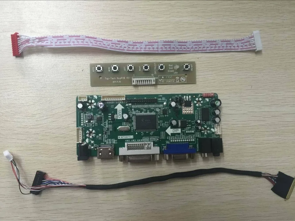 Latumab HDMI+ DVI+ VGA ЖК Lvds плата контроллера монитор комплект для LTN156AT16 панель 1366x768