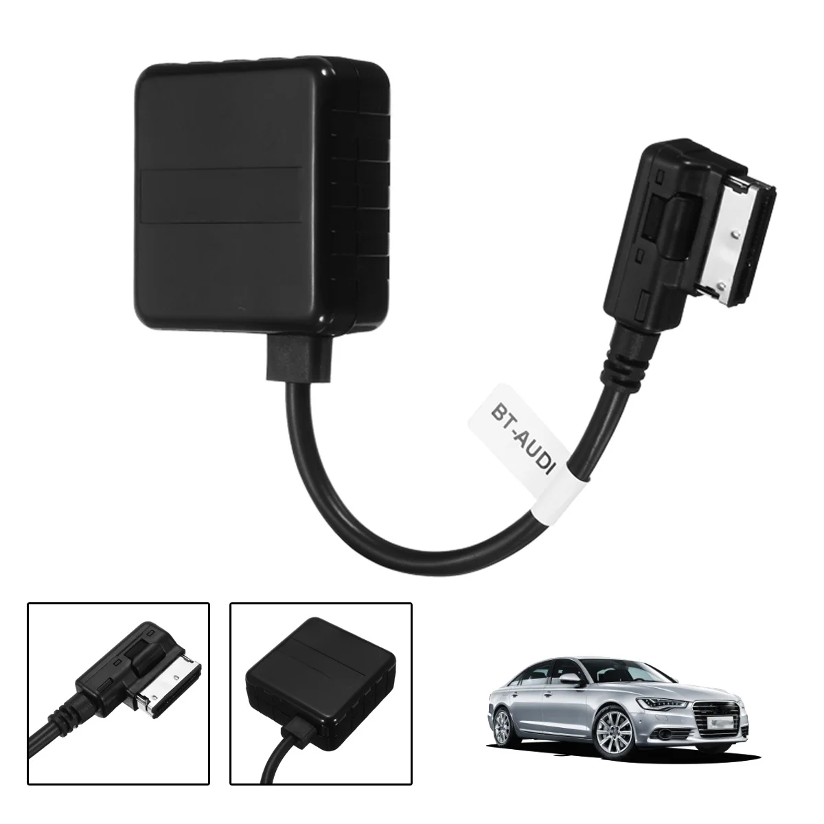 

20CM Black Bluetooth AMI MMI Music Audio Interface Adapter Data Cable For Audi A6L Q7 for VW 2009-2016 Auto Accessories