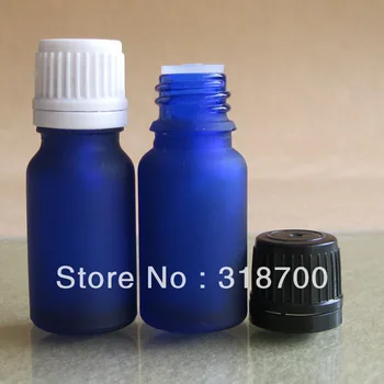 

200/lot DIY 10ml frost blue essential oil bottle with cap,10cc frost blue essential oil container