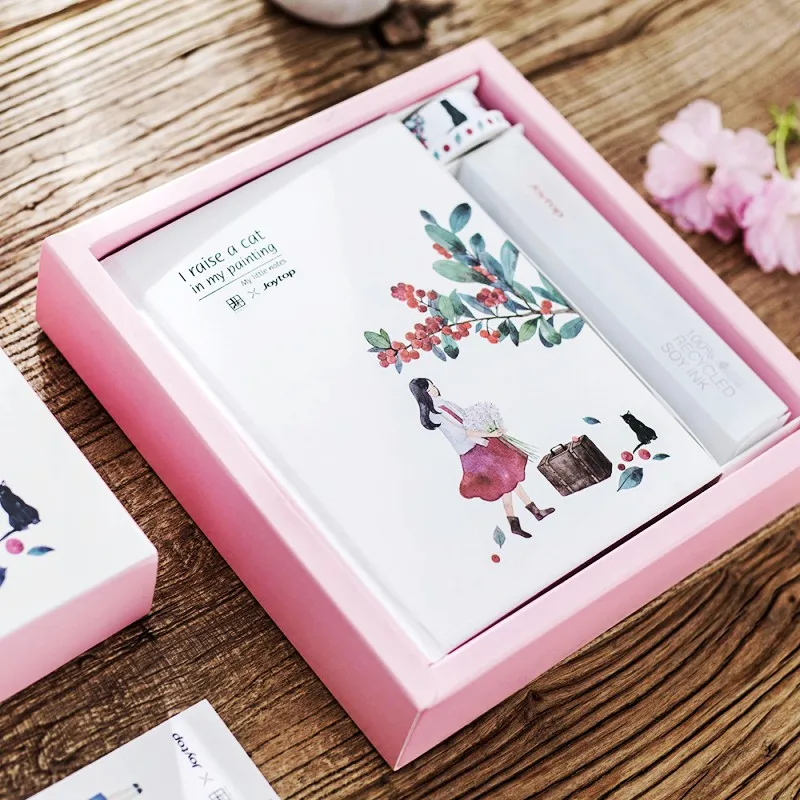 

Cute Kawaii Stationery Hand book Notebook Creative Monthly Weekly Day Dot Grid A5 Planner Agenda Journal Diary Filofax Notebooks