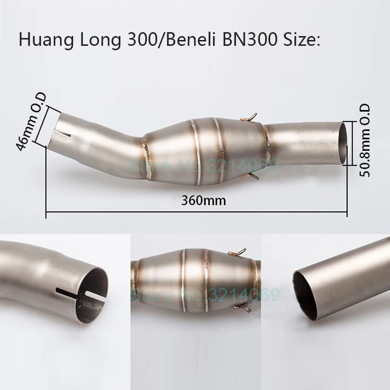 Marcado Láser Universal Akrapovic de la motocicleta tubo de Escape silenciador de Escape para Beneli BN300 TNT300 BN600 TNT600 BN 300 TNT BJ600