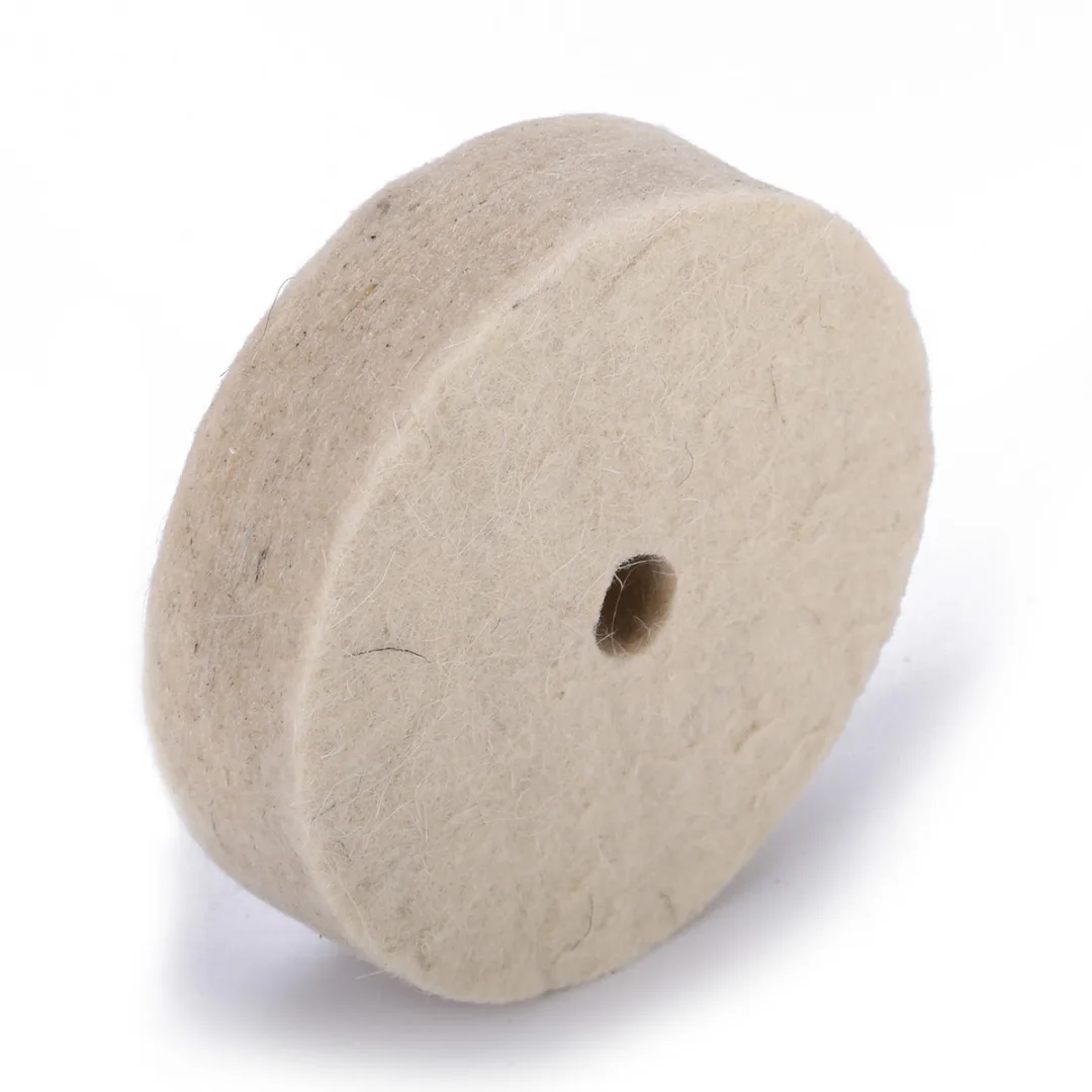 Mayitr 3 inch 80mm Drill Grinding Wheel Buffing Wheel Felt Wool Polishing Pad Abrasive Disc For Bench Grinder Rotary Tool