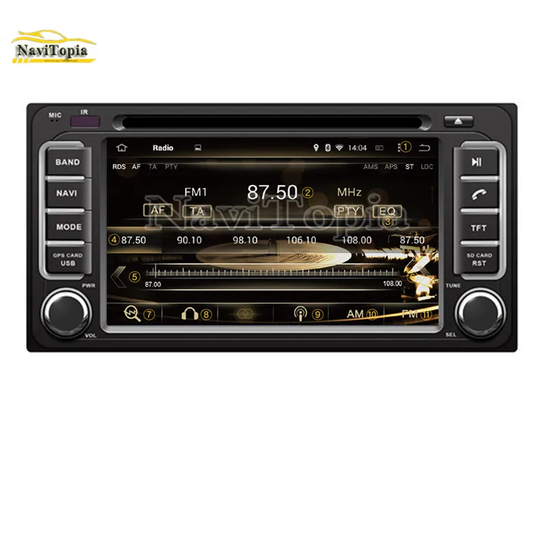 Best NAVITOPIA 4G RAM 64G ROM PX6 Six Core Android 9.0 Car GPS DVD Player for Toyota Celica for Toyota MR2/4Runner 2006 2007- 10 Best NAVITOPIA 4G RAM 64G ROM PX6 Six Core Android 9.0 Car GPS DVD Player for Toyota Celica for Toyota MR2/4Runner 2006 2007- 10