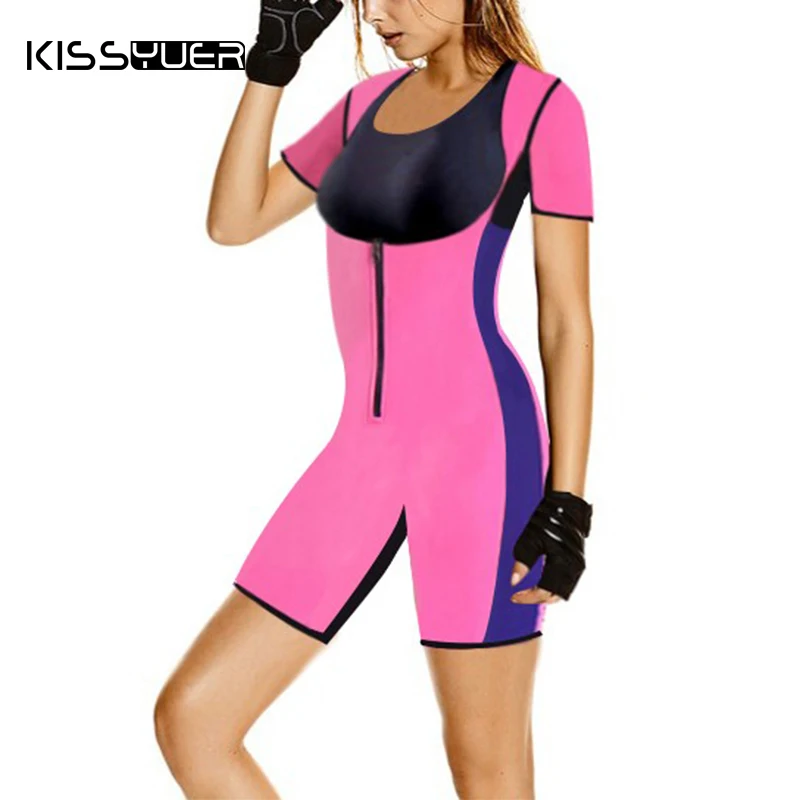 Plus Size Sweet Sweat Women's Slimming Body Shapers Neoprene Sauna Suit