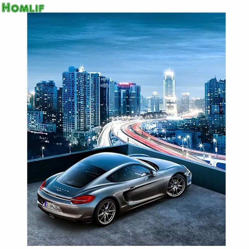 

New Arrived Needlework 5d DIY Diamond Painting Cross Stitch Diamond Embroidery car pattern home decoration craft