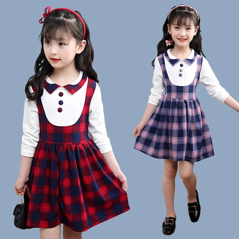 

Hot 2018 New Summer Dress Toddler Child Baby Girl Cute Birthday Clothes Plaid Party Dress