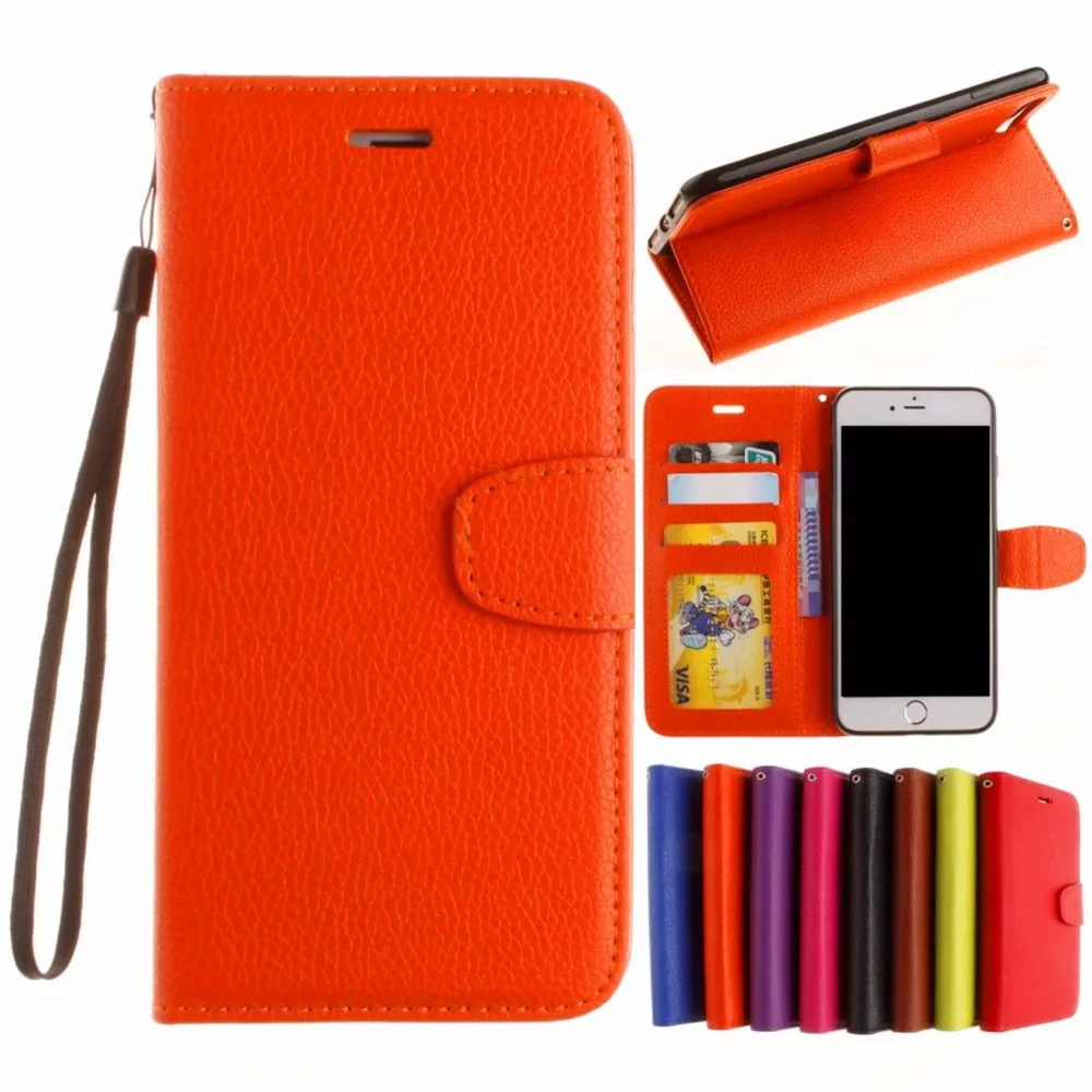 Роскошный кожаный чехол-кошелек для Apple iPhone 8 7 6 6 S 5 5S SE 5C 6 6 S 7 8 Plus, чехлы для телефонов с отделением для карт, бренд