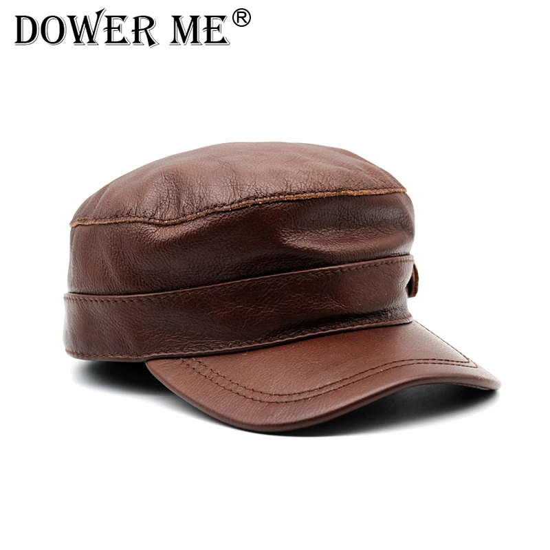 fitted brown leather baseball cap dower genuine font caps hat fitted brown leather baseball cap dower genuine font caps hat