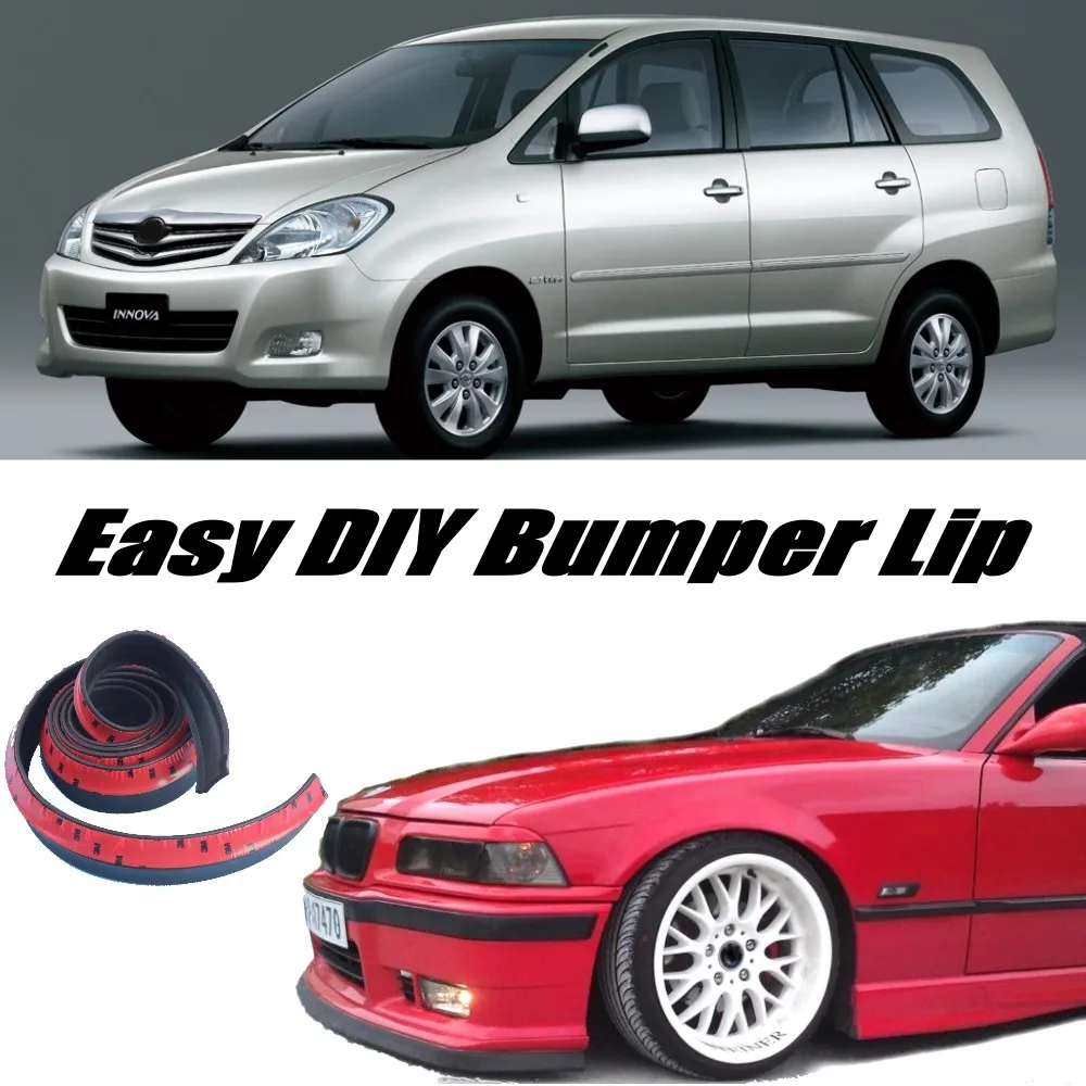 Bumper Diflector Splitter Lip Body Kit For Toyota Innova 2004~2016