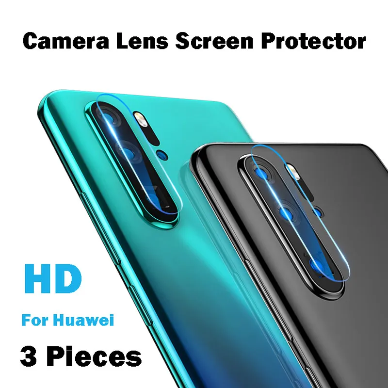 

3PCS Back Camera Lens Screen Protector Film For Huawei P30 P20 Lite Mate 20 X Pro Camera tempered Glass For Honor 20 Nova 5 Pro
