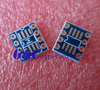 10 шт. SOP8/TSSOP8 к DIP8 Pinboard SMD DIP-адаптер для AD797 OPA627 | Электронные компоненты и