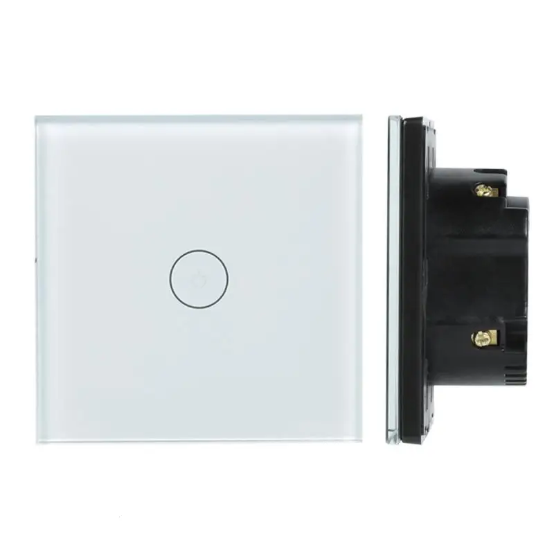 

LEMAIC 2.4G WiFi 1 CH EU Plug Smart Switch Wireless Light Wall Switch Touch Panel APP Remote Control Share U-Home