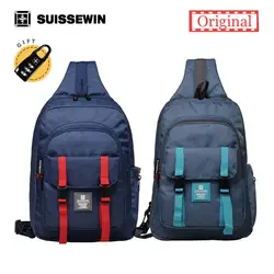 Suissewin небольшая сумка Для женщин бренд Bagpack девушки Causual одно плечо груди мешок Suissewin Слинг Сумка для планшета