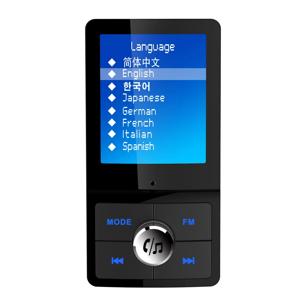 Беспроводной автомобильный fm передатчик YASOKRO с цветным экраном MP3 аудио Bluetooth