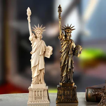 

Liberty Enlightening The World Figures Full-Length Portrait Statue Craftwork Desktop Decoration Office G1015