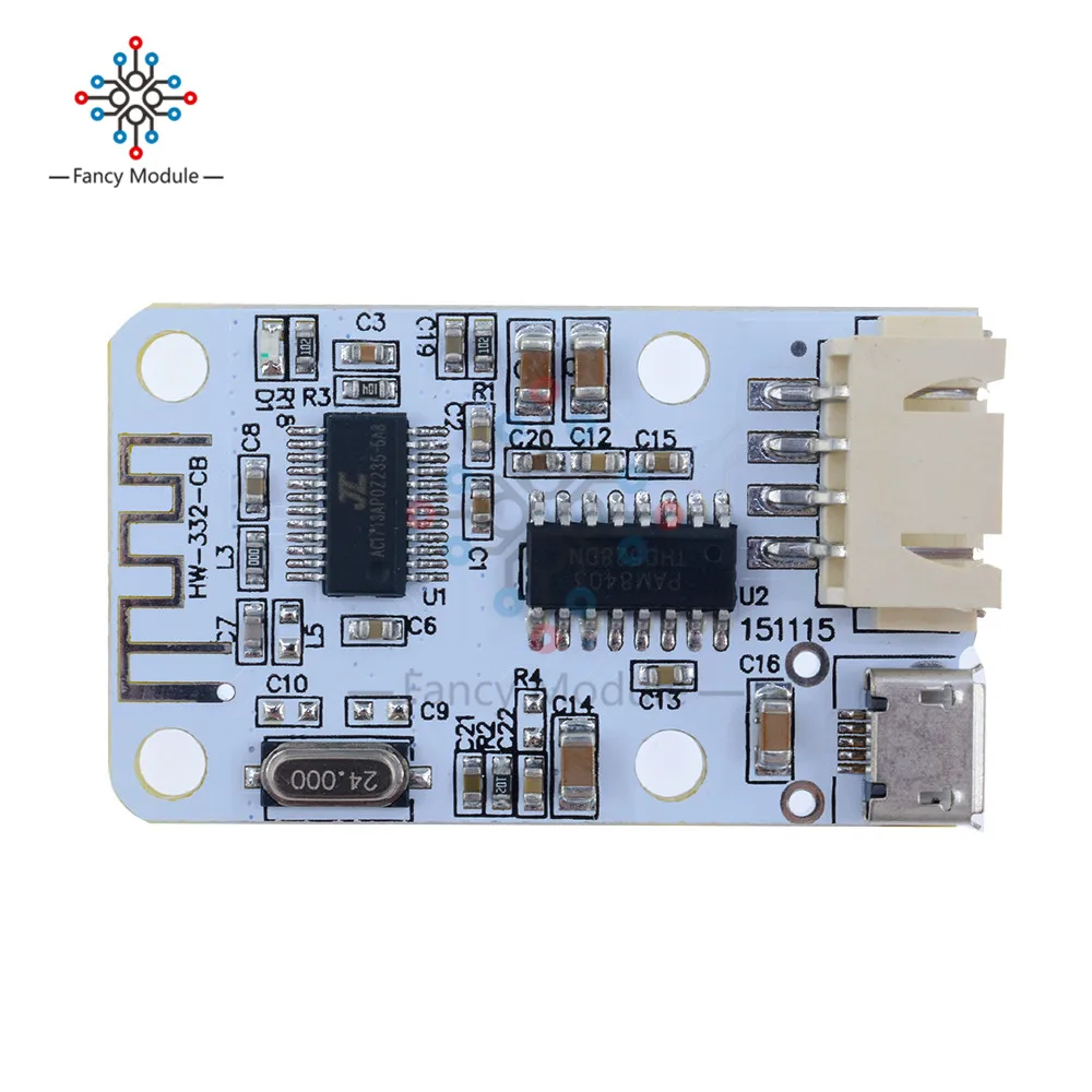 DC 5 в Micro USB мощность 3 Вт+ 3 Вт Bluetooth 4,0 аудио приемник плата беспроводной цифровой мини-усилитель Bluetooth модуль 3 Вт* 2 для динамика