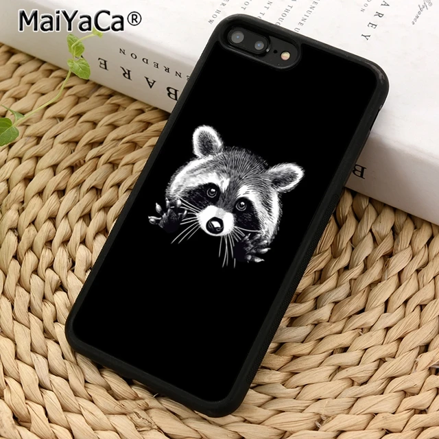 MaiYaCa милый дизайн енота чехол для телефона iPhone 5 6 7 8 plus 11 pro X XR XS max Samsung S6 S7 edge S8 S9 S10 |