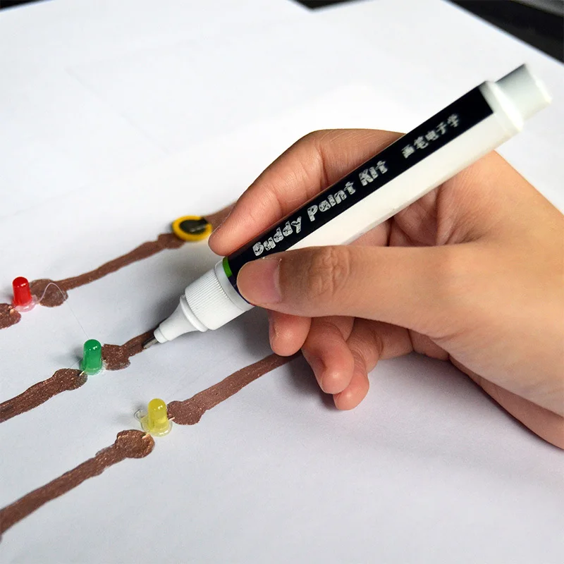 Conductive Pen 1 PCS(6ml Version), Easy to Paint Conductor Trace Line