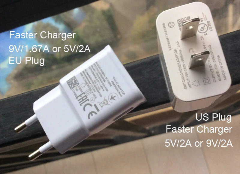 2A Micro USB кабель ЕС США мобильного телефона быстрее Зарядное устройство для Galaxy On7