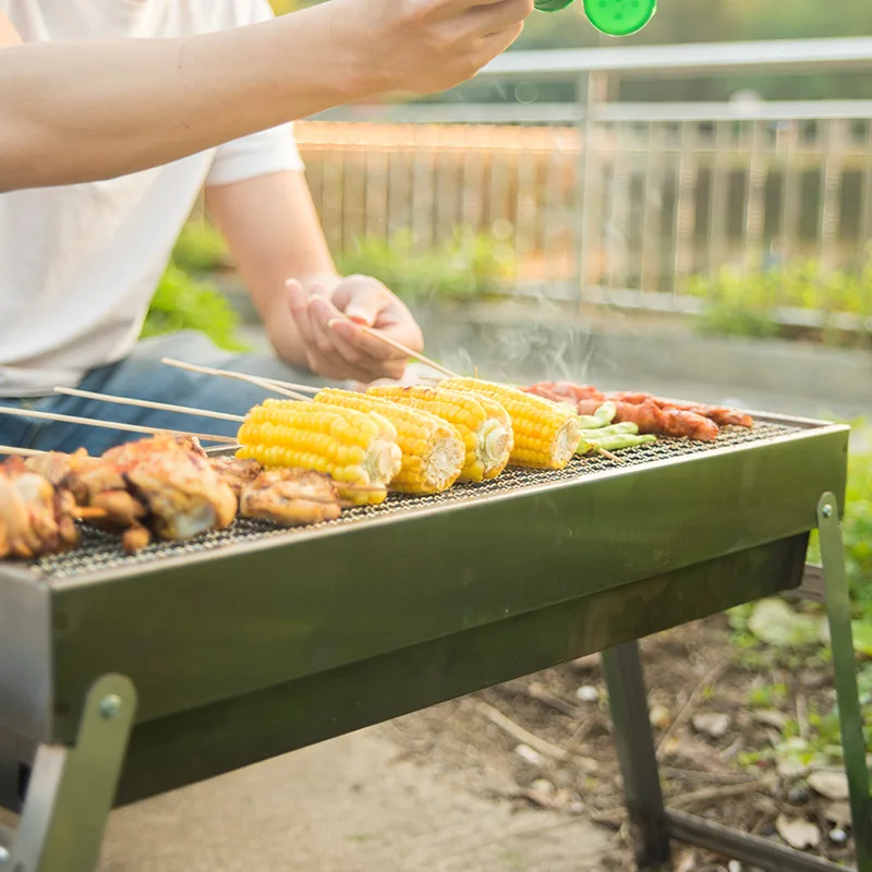 

Grill folding outdoor gifts portable barbecue grill holiday home travel essential