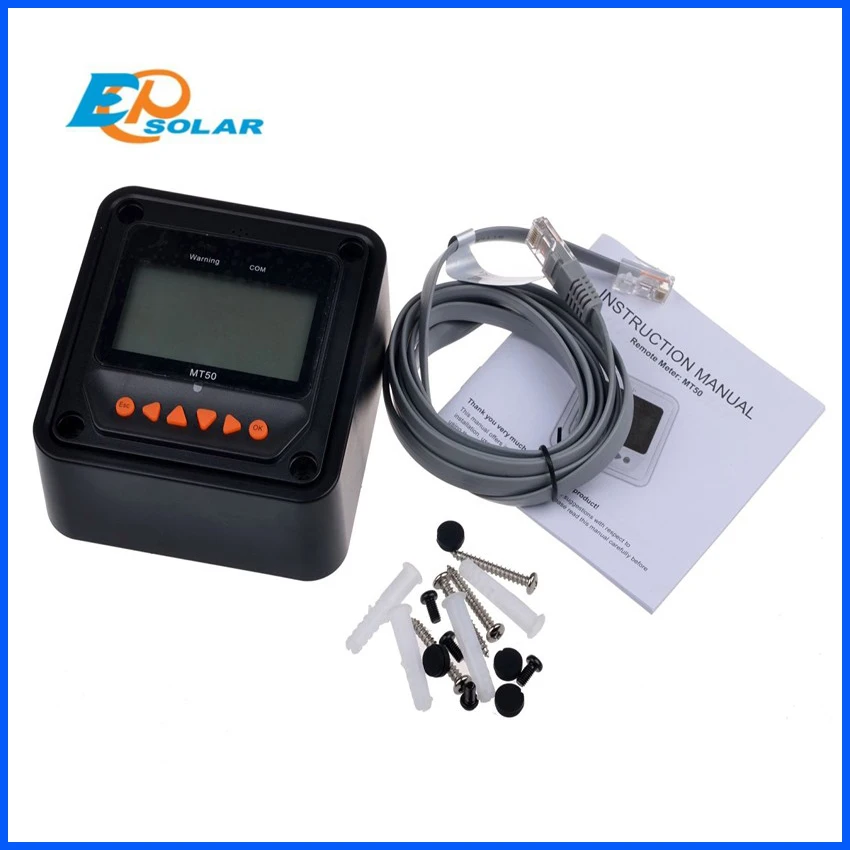

MT50 LCD Display Remote Meter for TracerBN TracerA series MPPT solar charge controllers MT50 eBox-WIFI-01 eBox-BLE-01 eLOG01
