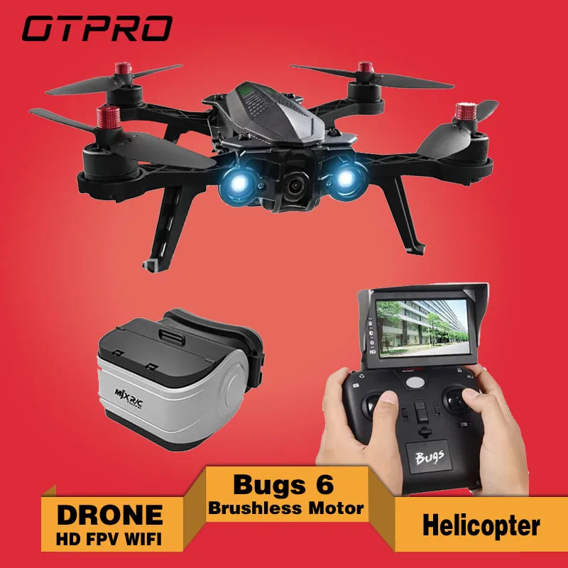 MJX Bugs 6 RC Quadcopter B6 Drone 2.4GHz 4CH 6 Axis Gyro RTF Racing ...