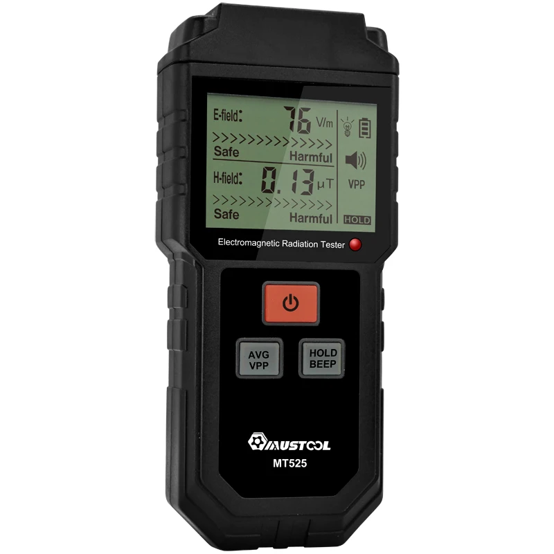 Mutool MT525 ручной тестер электромагнитного поля излучения EMF счетчик цифровой