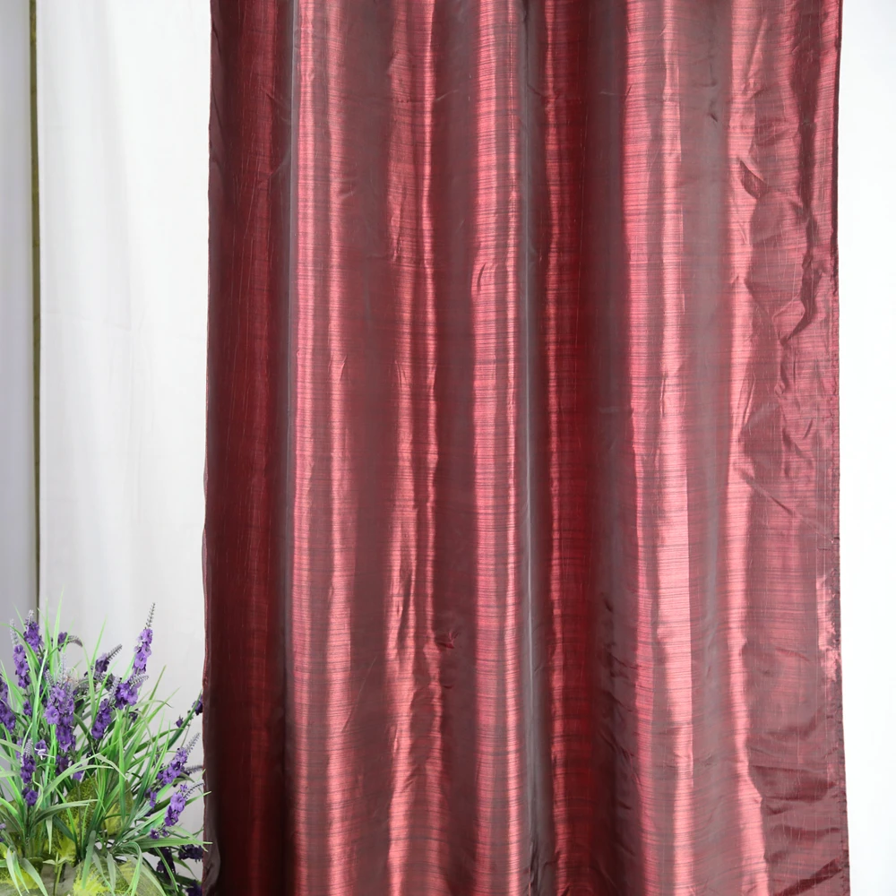 2 шт. набор тафты с 8 металлическими кольцами бесплатная доставка|taffeta curtains|curtain free