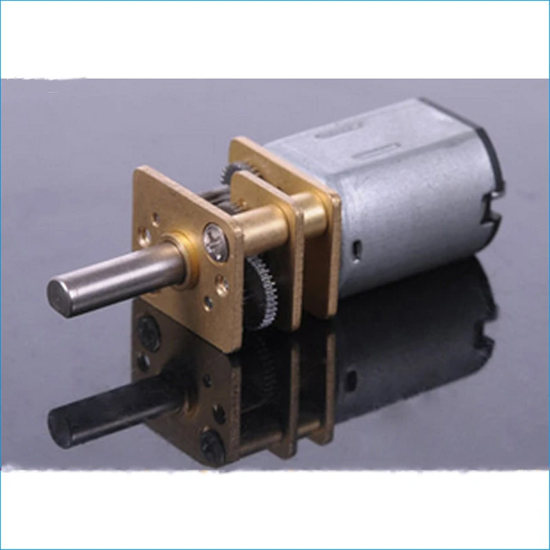 Motor eléctrico con engranajes de DC3 pequeños motores eléctricos para juguetes, accesorios para vehículos de ingeniería, J14450|motor install| motor cncmotor decal - AliExpress