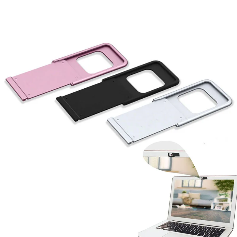 

1pcs WebCam Cover Shutter Magnet 0.7mm Slider metal Universal Camera Cover For Web Laptop IPad PC Mac Tablet Privacy Sticker