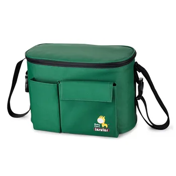 

Pushchair Multifunctional Nappy Changing Large Capacity Mummy Diaper Insulating Stroller Bag Buggy Travel Nylon Fashion Shoulder