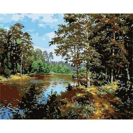 

cioioil-W294 Forest path Hand Painted Canvas Oil Painting by Numbers Digital Coloring by Numbers Home Wall Decorative Pictures