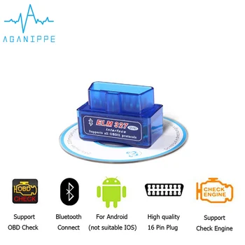 

ELM 327 Mini bluetooth V2.1 OBD2 ELM327 Scan Tool Eml327 Car Diagnostic Tool OBDII Scanner Diagnostic-Tool OBD 2 Adapter