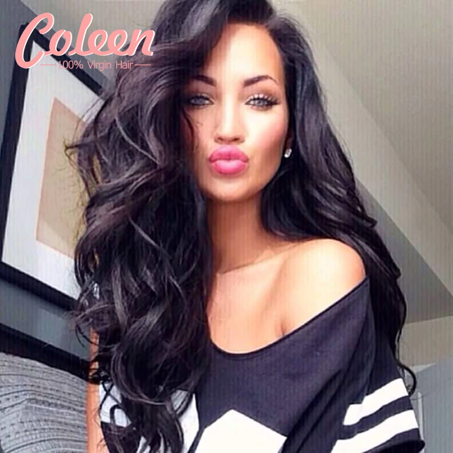

Full Lace Human Hair Wigs For Black Women 7A Peruvian Virgin Hair Wig Body Wave Wet and Wavy Full Lace Wigs Coleen Peruvian Wig