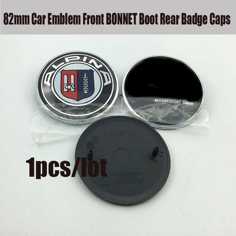 Car Emblem Front Badge Logo Hamann 82mm 2 Pins For BMW Hood//Trunk