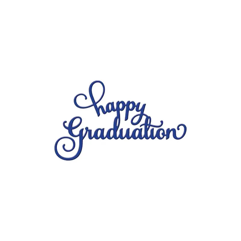 

Eastshape Happy Graduation Dies Metal Cutting Dies Scrapbooking Word for Card DIY Album Embossing Paper Craft Dies Stencil 2019